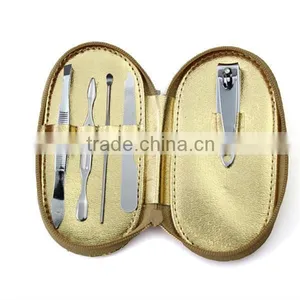 5 in 1 Manicure and Pedicure Set for Girls With Golden Case thumbnail-1