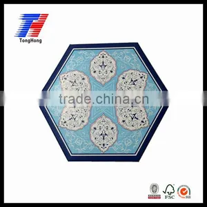 Take Away Food Packing Folding Paper, Candy Box,Cupcake Boxes,Hexagonal Folding Box thumbnail-3