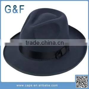 High Quality Felt Fedora Hat Ladies Felt Hat Bodies thumbnail-5