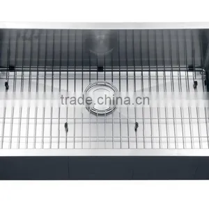 Handmade Stainless Steel Kitchen Sink Large Single Bowl Laundry Sink thumbnail-1