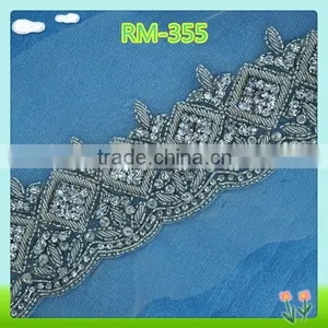 Guangzhou Garment Accessories and Beaded Trims for Wedding Dress thumbnail-1