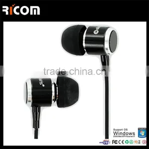 Metal 3.5mm Flat Cable Earphones,Metal Stereo Flat Cable Earphone,Metal Flat Cord Earphone-EO3007B--Shenzhen Ricom thumbnail-3