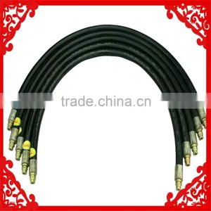 SAE Steel Wire Braided Rubber Hydraulic Hose/hydraulic Rubber Hose Prices thumbnail-2