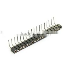 1.27/1.778/2.0/2.54mm SIP Socket Female R/A Type thumbnail-1