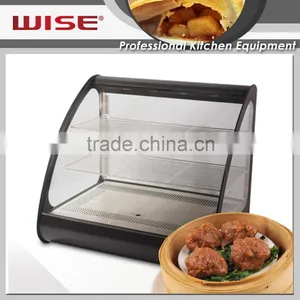 Most Popular Digital Black Mirror Steel Hot Foods Warmer Display Showcase Kitchen Equipment thumbnail-6