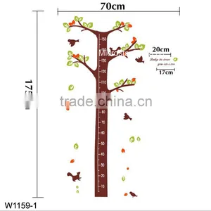 Cute Cartoon Characters Kids Height Measuring Wall Stickers Boy Girl Growth Chart thumbnail-5