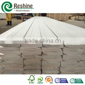 White Primed S4S Bevelled Spalyed Wood Moulding thumbnail-5