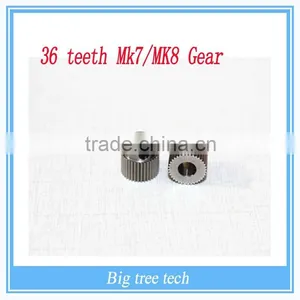 3D Printer Accessories 36 Teeth MK7/MK 8 Stainless Steel Planetary Gear Wheel Extruder Feed Extrusion Wheel H410 thumbnail-1