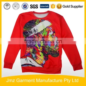 Wholesale Crewneck Sweatshirt Full Sublimation Print Sweater 3d Sweatshirts thumbnail-1