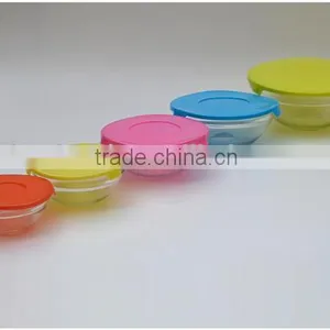 HOT SELLING 5 PIECES GLASS BOWL SET thumbnail-4