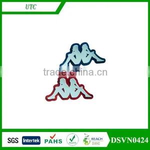 Embossed Logo Felt Label for Garments Brand Kappa thumbnail-1