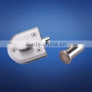 STAINLESS STEEL GLASS DOOR LOCK thumbnail-1