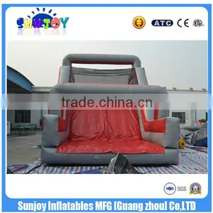 Outdoor Adult Xtreme Rush Inflatable Obstacle Course / Castle Slide With Climbing Wall thumbnail-3