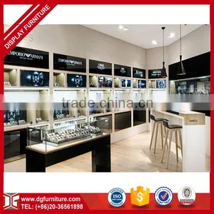 High-quality MDF Baking Paint Wooden Watch Shop Decoration thumbnail-1
