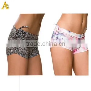 OEM Custom Short Red Gym Pants thumbnail-2