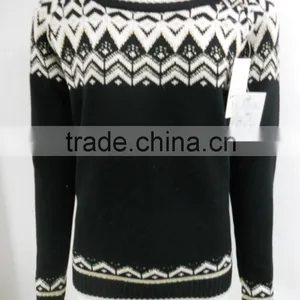 Ladies' Sweater With Jacquard Pattern thumbnail-2