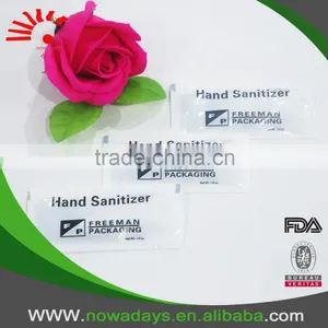 High Quality Alcohol Instant Hand Washing Hand Sanitizer Sachet thumbnail-3