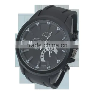 Hot Selling Men's Wrist Watch With Silicon Whatch Strap thumbnail-1