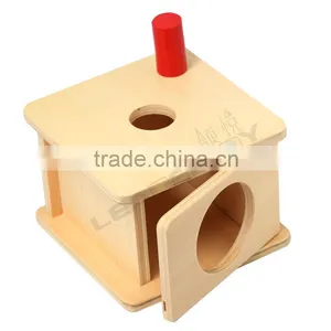 Montessori Toys for Kids Imbucare Box With Small Cylinder thumbnail-1