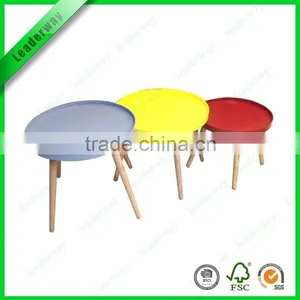 2016 Creative Design Wooden Coffee Round Table thumbnail-1