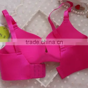 Hot Siliver Pink One Piece Seamless Bra thumbnail-2