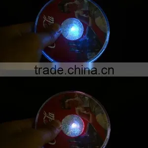 High Quality Colorful LED Flash Coaster /flash Frink Coaster/led Flash Bottle Coaster thumbnail-5
