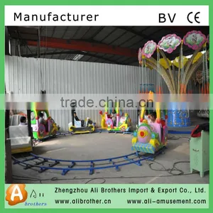 Cheap Best Selling Mini Shuttle Amusement Park Track Train Vintage Cartoon Track Train for Sale thumbnail-1