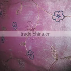 PINK SILK EMBRODARY FABRIC thumbnail-2