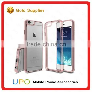 [UPO] 2016 Unique Clear Hard Plastic Acrylic Transparent TPU Waterproof Phone Case for IPhone 6 thumbnail-2