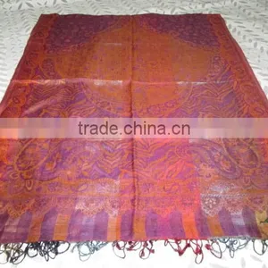 SILK & WOOL STOLE thumbnail-6