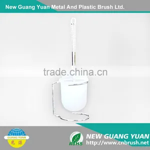 Good Quality Easily Cleaned Toilet Brush Set With a 4.5 Centi Iron Stand thumbnail-1
