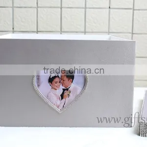 Excellent Large Wedding Card Boxes With Photo Frame on it thumbnail-3