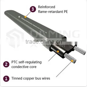 China Supplier Downpipe Antifreeze Ribbon Cable Self-regulating Cable thumbnail-6