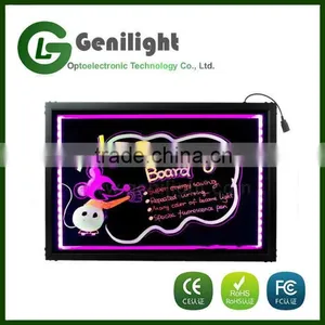 Popular Rewritable LED Writing Board 60*40cm thumbnail-1