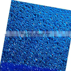 Yuyao JSD Blue Colored Diamond Polycarbonate Sheet,polycarbonate Diamond Sheet,embossed Polycarbonate Sheet thumbnail-1