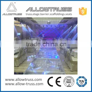 Portable Assemble Aluminium Glass/wedding /LED /transparent Stage thumbnail-4