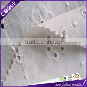 Shaoxing Textile Hot Sale 100% Cotton Lace Fabric Embroidery Design thumbnail-1