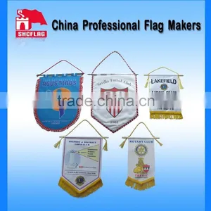 High Quality Banner Advertising Triangle Flag Wreath thumbnail-1