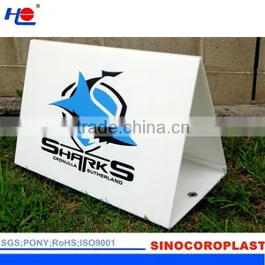Triangle Sign Corflute thumbnail-1