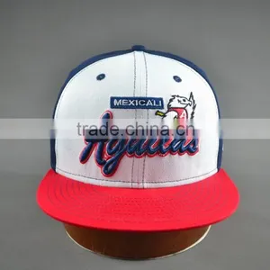 China Factory Custom 6-panel Snapback Caps With Embroidery Logo thumbnail-2
