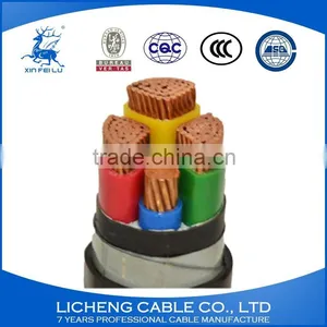 Hot Sale Copper Core PVC Insulated PVC Sheathed Steel Tape Armored Electrical Power Cable thumbnail-1