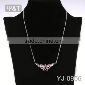 Fashion Crystal Design Necklace Engraved Bullet Dressed Bunnies Charms Jewelry Necklaces thumbnail-3