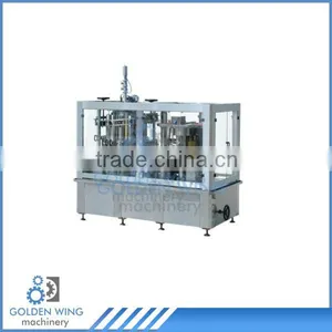 Automatic Juice Coffee Glass Bottle/ Tin Can / Aluminium Can Filling and Seaming Machine thumbnail-1