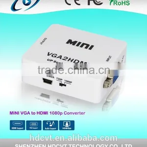 Top Quality VGA to HDMI Up Scaler 1080P Converter, Scales General PC Resolutions to HDMI 1,080 Pixels Output. thumbnail-2
