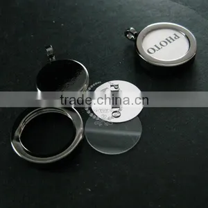 14mm Round Bezel Base Tray Setting Gun Black Plated Brass Photo Frame Brass Custom Pendant Charm Locket DIY Blanks 1830065 thumbnail-3