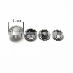 15mm Wholesale Custom Fastener Press Metal Snap Button thumbnail-2