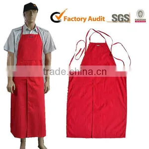 Long Cotton Canvas Apron thumbnail-1