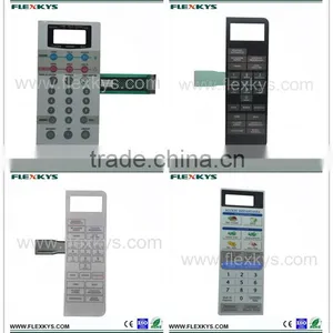 Grease Resistant Microwave Oven Membrane Switch With Silver Circuit and Rear Adhesive thumbnail-5