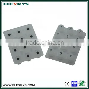 High Quality Colorful Rubber Waterproof Silicone Rubber Numeric Keypad thumbnail-5