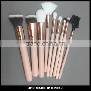 9 Pieces Makeup Brush Pink Makeup Brush Set High Quality Cosmetic Brush Set thumbnail-1